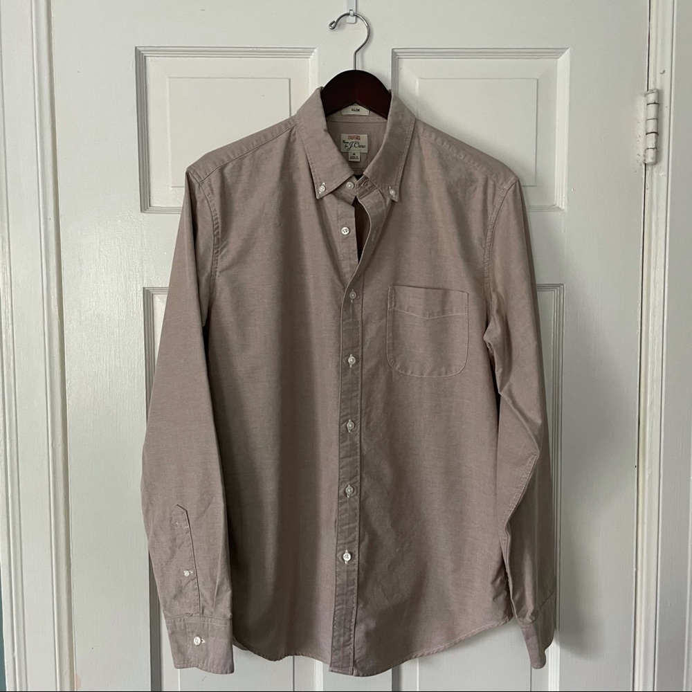 J.Crew Oxford Cloth Shirt in “Salted Caramel” (M)